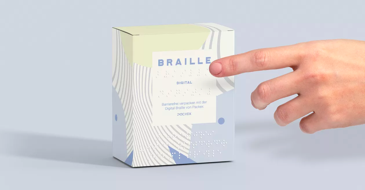 caja con braille